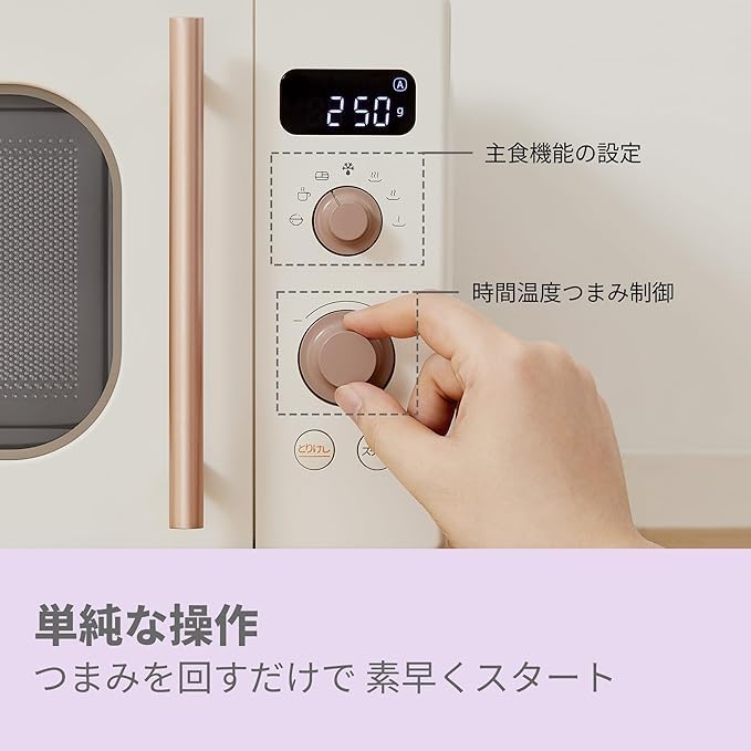 Amazon | レトロ電子レンジ 17L ターンテーブル 単機能 レンジ 全国